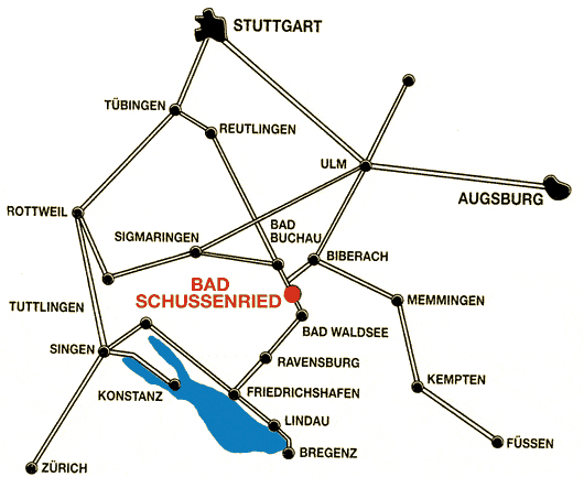 Anfahrtsweg Druckerei Abt